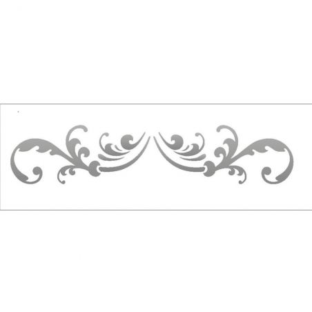 STENCIL ARABESCO ORNAMENTO 10X30