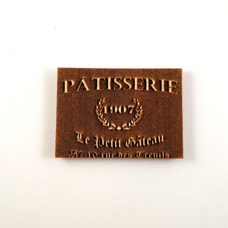 MOLDE PARA SELLO PATISSERIE (7X10)