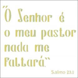 STENCIL RELIGIAO SALMO 231...